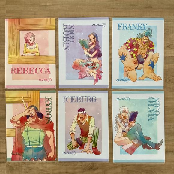 6 One Piece Emotional Stories Ichiban Kuji Visual Art‎ Sheet Clear File Poster - Picture 1 of 11